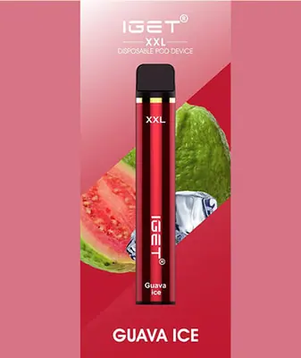 IGET XXL Guava Ice, 1,800 puff disposable vape, 50mg nicotine, Australia