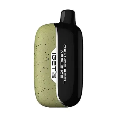 IGET Moon Orange Peel Apple Ice, 5,000 puff disposable vape, 50mg nicotine, Australia