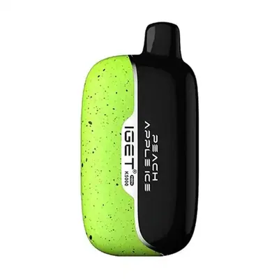 IGET Moon Peach Apple Ice, 5,000 puff disposable vape, 50mg nicotine, Australia