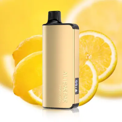 AliBarBar Ingot 9000 Pink Lemon, 9,000 puff disposable vape, 50mg nicotine, Australia