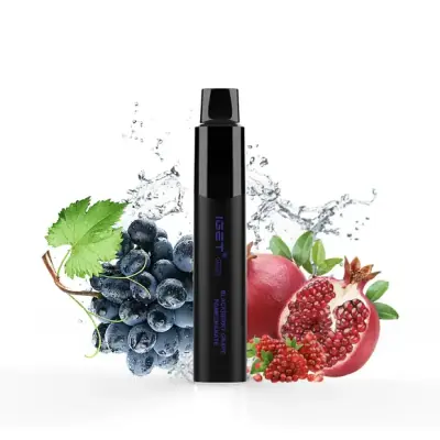 IGET Legend Blackberry Grape Pomegranate, 4,000 puff disposable vape, 50mg nicotine, Australia