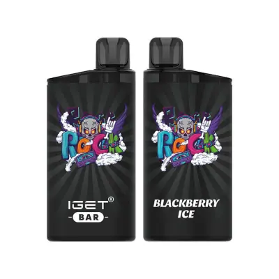 IGET Bar Blackberry Ice Nicotine Free, 3,500 puff disposable vape, 0mg, Australia