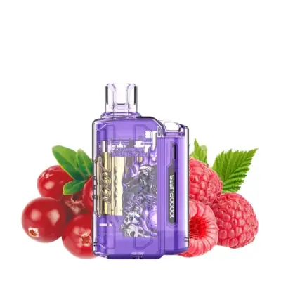 IGET Flare Cranberry Raspberry Ice, 10,000 puff disposable vape, 50mg nicotine, Australia