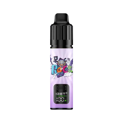 IGET Bar Plus Grape Ice, 6,000 puff disposable vape, 50mg nicotine, Australia