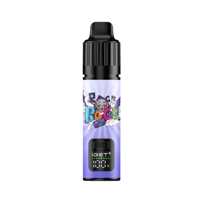 IGET Bar Plus Passion Fruit Blueberry Raspberry, 6,000 puff disposable vape, 50mg nicotine, Australia