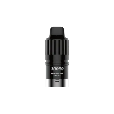 Bar Plus Pod 10000 Peach Lychee Lime Ice, 10,000 puff disposable vape, 50mg nicotine, Australia
