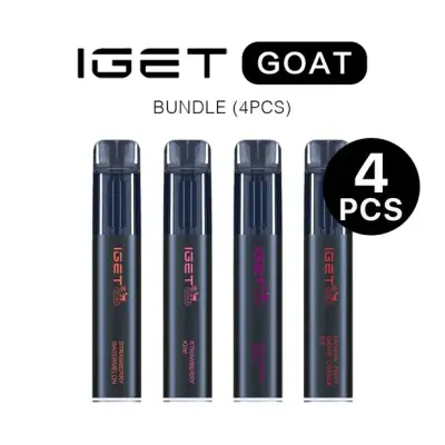 IGET Goat Bundle 4 Pack, multipack, 50mg nicotine, Australia