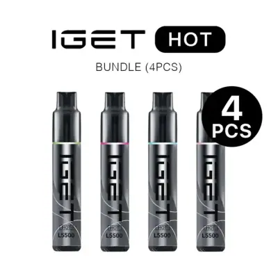 IGET Hot Bundle 4 Pack, multipack, 50mg nicotine, Australia