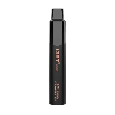 IGET Legend Peach Guava Strawberry Ice, 4,000 puff disposable vape, 50mg nicotine, Australia