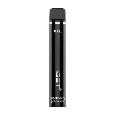 IGET XXL Blackberry Grape Ice, 1,800 puff disposable vape, 50mg nicotine, Australia