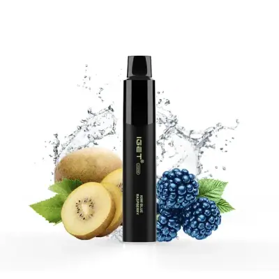 IGET Legend Kiwi Blue Raspberry, 4,000 puff disposable vape, 50mg nicotine, Australia
