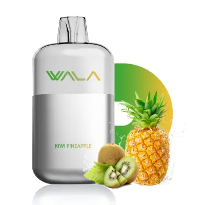 WALA POP Kiwi Pineapple, 10,000 puff disposable vape, 50mg nicotine, Australia