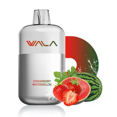 WALA POP Strawberry Watermelon, 10,000 puff disposable vape, 50mg nicotine, Australia